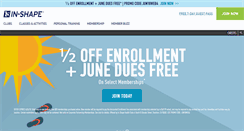 Desktop Screenshot of inshape.com